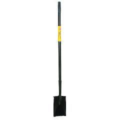 48" Steel Serrated Roofer's Spade with Straight Steel Handle