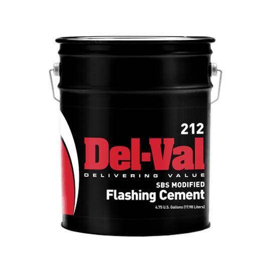 Del-Val Trowel Grade SBS Modified Flashing Cement - 5 Gallon Pail