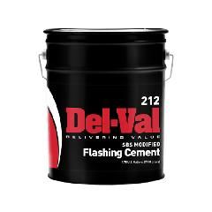 Del-Val Trowel Grade SBS Modified Flashing Cement - 5 Gallon Pail