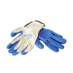 Flexi Grip&trade; Poly/Cotton Blend String Knit Latex Palm Glove