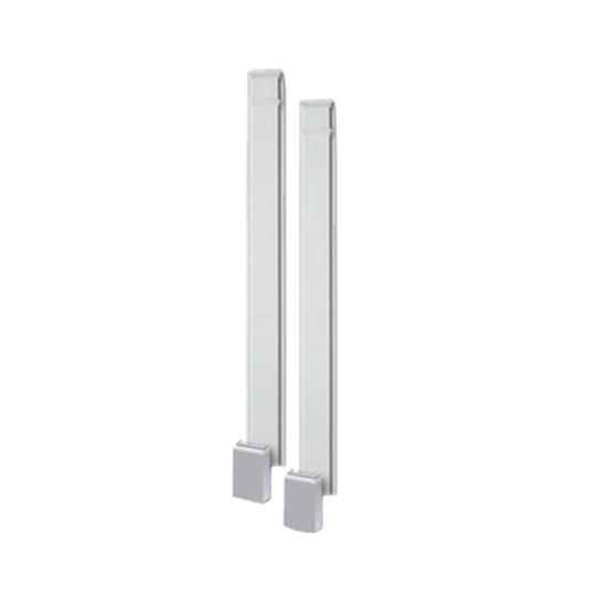 10" x 120" Plain Pilaster with Two-Piece Adjustable Plinth