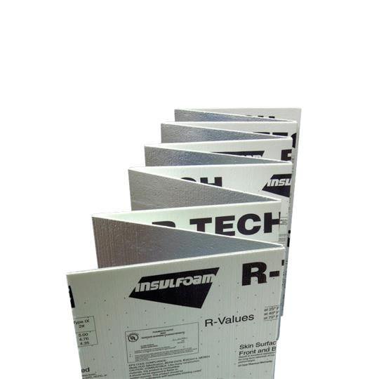 1/2" x 4' x 50' R-TECH&reg; EPS Rigid Fanfold Insulation