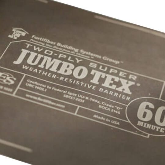 Two-Ply Super Jumbo Tex&reg; 60 min Weather-Resistive Barrier