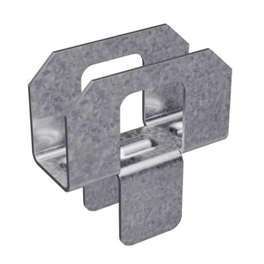 20 Gauge 15/32" Galvanized Plywood Sheathing Clip - Box of 250