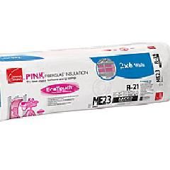 23" x 93" R-21 D55A EcoTouch&reg; PINK&reg; Fiberglas&trade; Kraft Faced Insulation with PureFiber&reg; Technology- 89.13 Sq. Ft. Bag