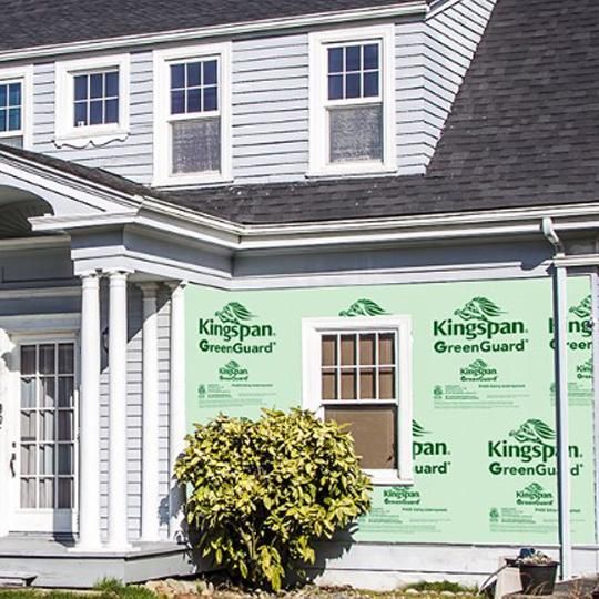 1/4" x 4' x 50' GreenGuard&reg; P1450 Fanfold Siding Underlayment