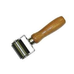 1-1/2" dia. x 2" Wide Double Fork Steel Seam Roller with 5" Wood Handle