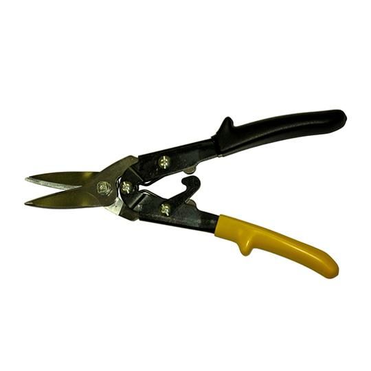 10-1/2" Klenk Aviation Snip 1-1/2" Straight Cut/Slight Curves with Built-In Wire Cutter