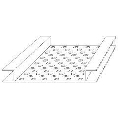 1/4" x 8' Snapvent Continuous Soffit Vent