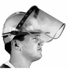 Clear Acetate Face Shield Visor with Protective Edge