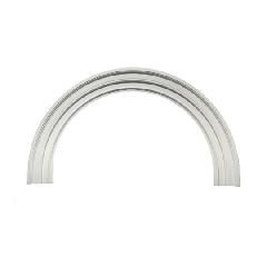 6" x 48" Half-Round Arch Decorative Trim