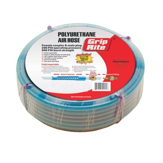 3/8" x 50' Polyurethane Air Hose