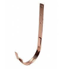 18 Oz. 6" EuraCraft Copper J Roof Hanger with Spring Tab