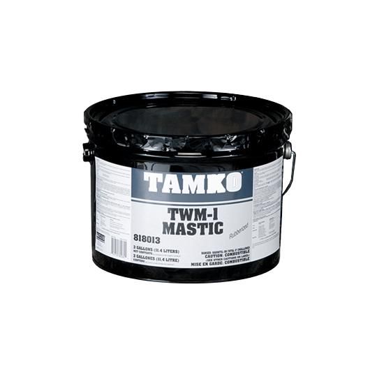 TWM-1 Rubberized Bitumen Mastic - 3 Gallon Pail