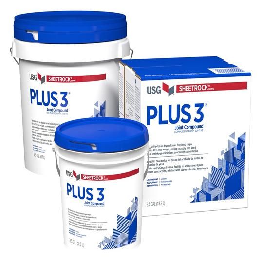 Sheetrock&reg; Plus 3&reg; Light Weight Joint Compound - Carton