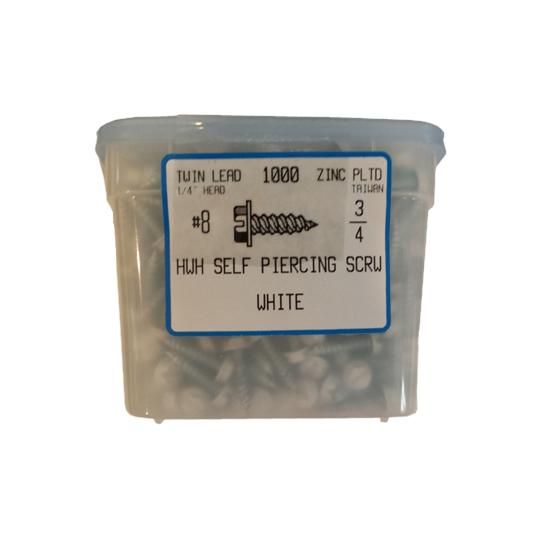 #8 x 3/4" Screws - Tub of 1,000