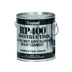 RP-400 Construction Plastic Wet-Dry Surface Roof Cement - 1 Gallon Can