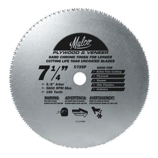 7-1/4" Plywood Circular Saw Blade