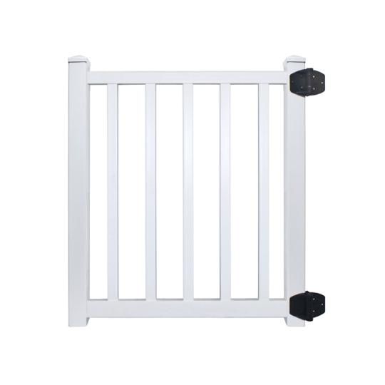 V210 Vinyl Railing Gate with 34" Square Balusters