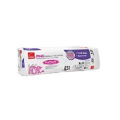 3-1/2" x 15" x 93" R-13 E51 EcoTouch&reg; PINK&reg; Fiberglas&trade; Unfaced Batt Insulation with PureFiber&reg; Technology - 106.56 Sq. Ft. Bag