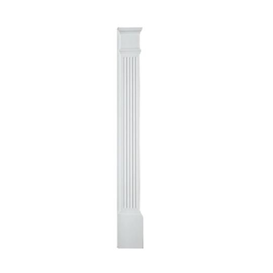 4" x 83" Fluted Pilaster with Moulded Plinth