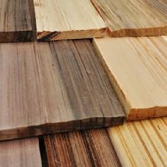 24" x 1/2" Western Red Cedar CCA Treated Medium Hand Split Shakes