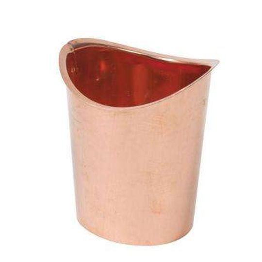 16 Oz. 5" Half Round Copper B-Style Outlet