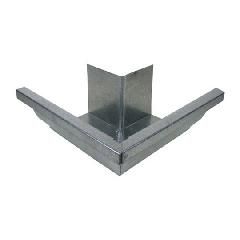 26 Gauge 6" K-Style Outside Galvanized Steel 90&deg; Box Miter