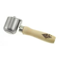 2" Steel Radiused Seam Roller with Wood Handle