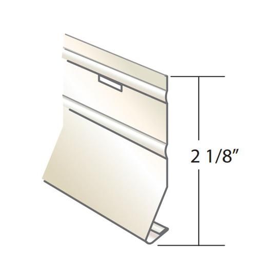 2-1/8" Aluminum Starter Strip for Narrow Butt Vinyl Siding