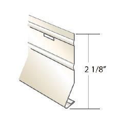 2-1/8" Aluminum Starter Strip for Narrow Butt Vinyl Siding