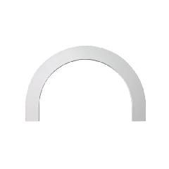 24" 4F Half-Round Arch Trim Flat