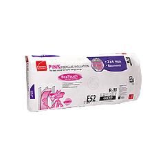 3-1/2" x 23" x 93" R-13 E52 EcoTouch&reg; PINK&reg; Fiberglas&trade; Kraft Faced Batt Insulation with PureFiber&reg; Technology - 148.54 Sq. Ft. Bag