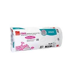 12" x 24" x 48" R-38 E57 EcoTouch&reg; PINK&reg; Fiberglas&trade; Kraft Faced Batt Insulation with PureFiber&reg; Technology - 64 Sq. Ft. Bag