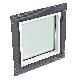 Velux 30-1/2" x 30-1/2" Fixed Self-Flashed Skylight with Aluminum Cladding & Laminated Low-E3 Glass White