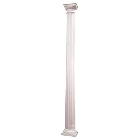 8" x 8' Pro-Cast Round Fluted Column