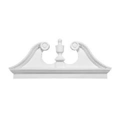 67" Combo Rams Head Pediment