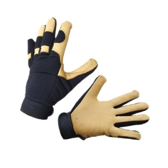 Deer Skin Mechanic Gloves with Velcro Wrist