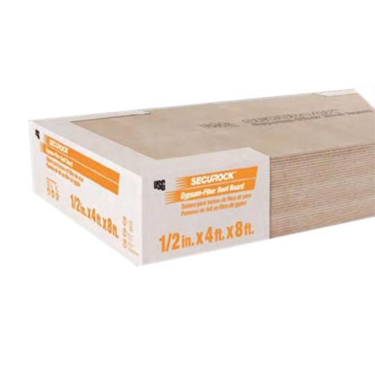 SECUROCK&reg; Gypsum-Fiber Roof Cover Board