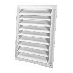 12" x 18" 200-Series Square Recess Mount Gable Louver