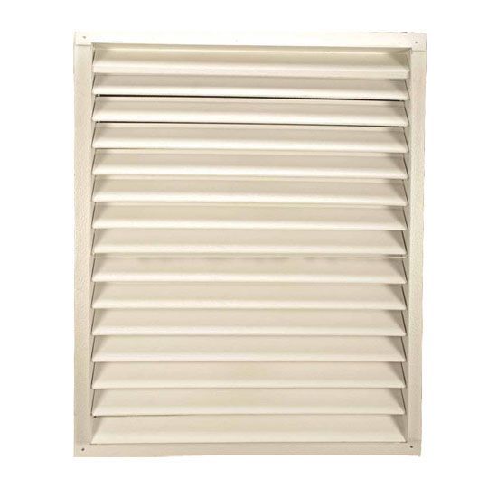 24" x 30" 200-Series Square Recess Mount Gable Louver