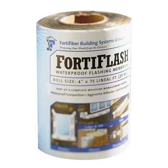 25 mil x 4" x 75' FortiFlash&reg; Waterproof Flashing Membrane