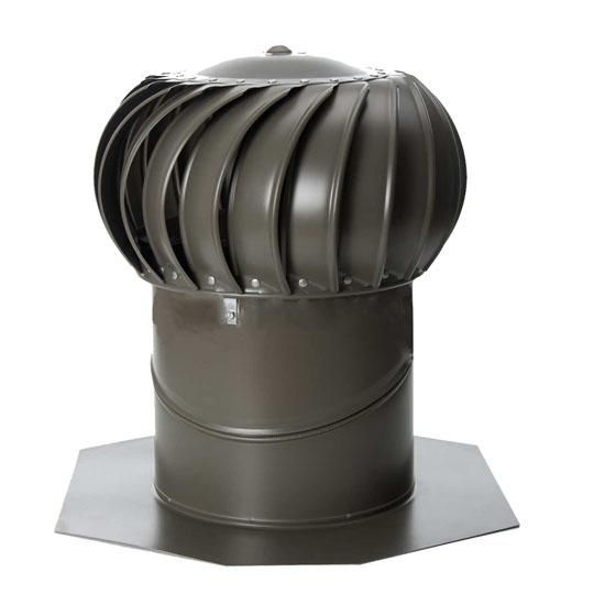 12" Whirlybird&reg; Tile Roof Internally Braced Turbine Ventilator