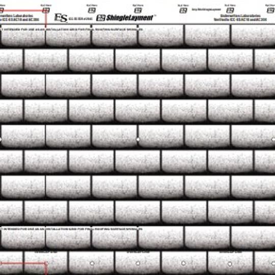 4' x 250' ShingleLayment&reg; Synthetic Underlayment - Shingle Pattern - 10 SQ. Roll