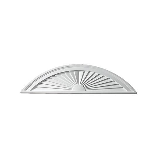 48" x 13" Segment Sunburst Pediment