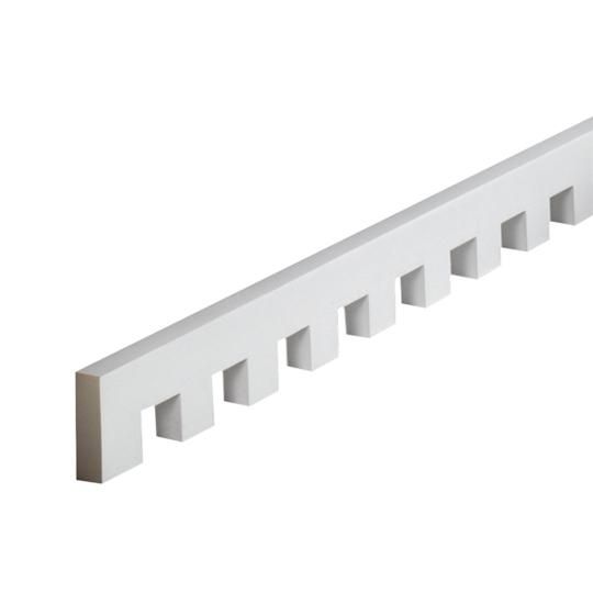 1" x 3-1/8" x 146-1/4" Dentil Molding