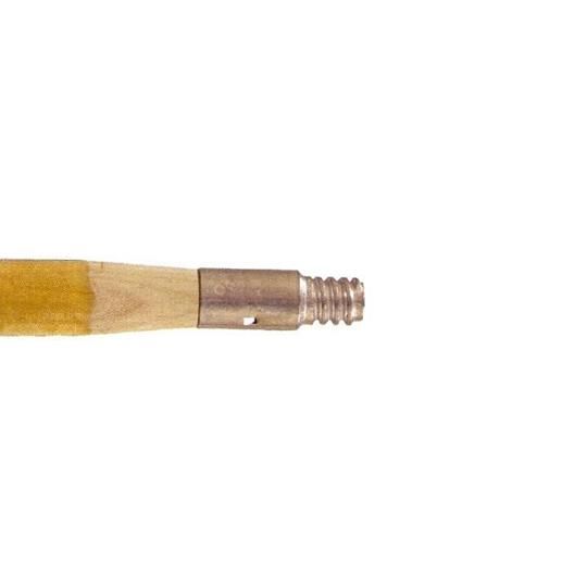 1-1/8" x 60" Wood Handle with Cast Metal Thread