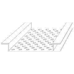 4" x 8' EZ Vent Continuous Soffit Vent