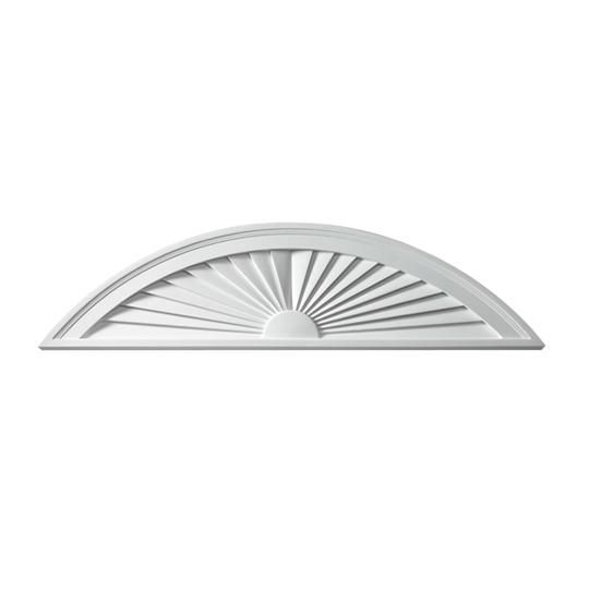 60" x 12-1/2" Segment Sunburst Pediment