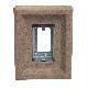 Cultured Stone Electrical Box: Standard Light Fixture Taupe